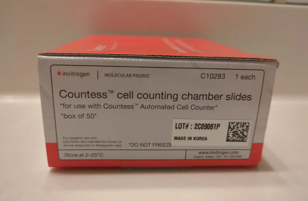 Invitrogen™ Countess™ Cell Counting Chamber Slides and Holder, disposable (C10283)